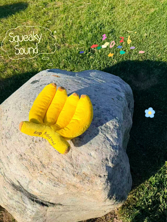 Happy Banana Bunch Squeaker
