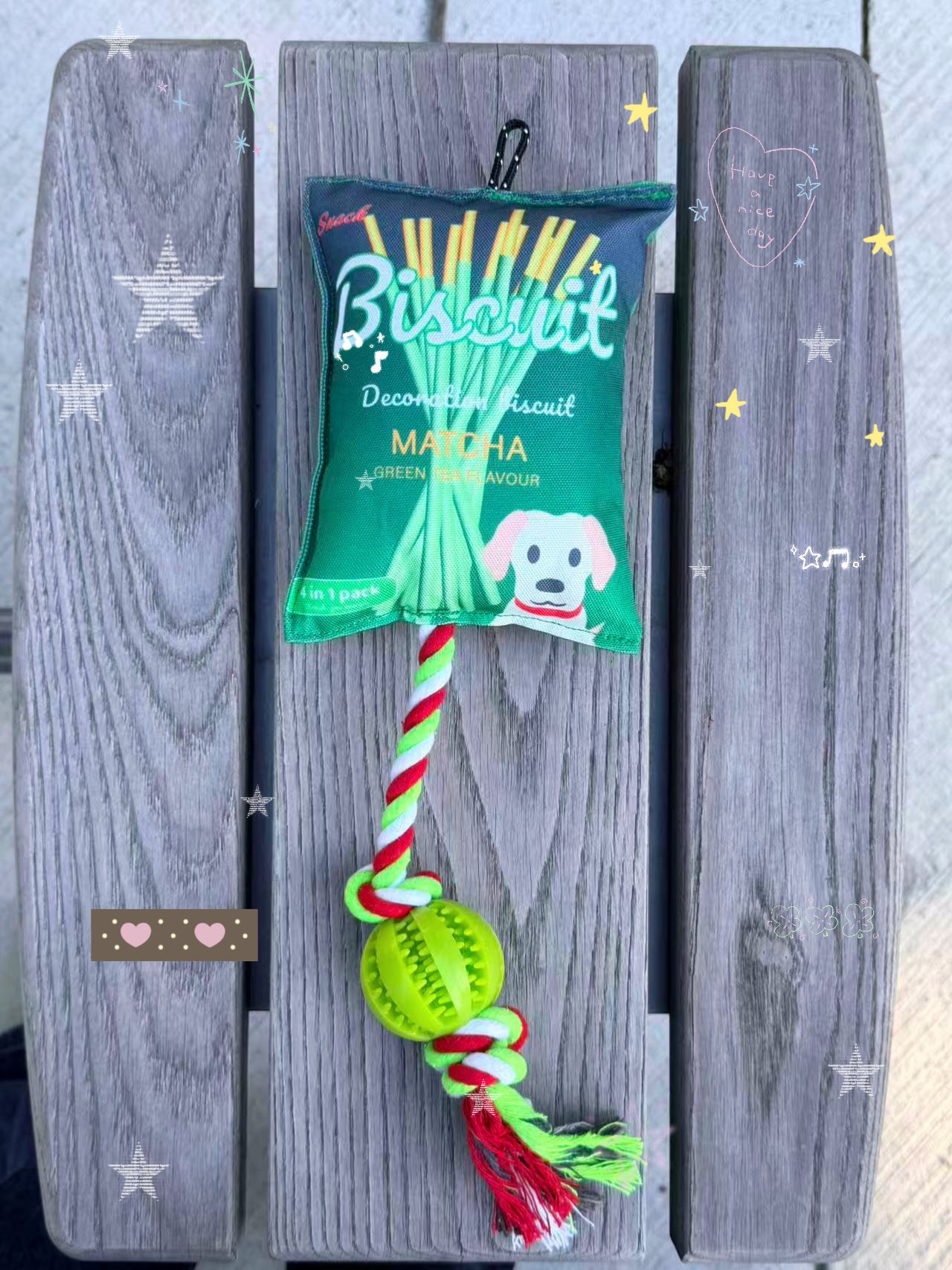 Chip-Shaped Interactive Squeaky Rope