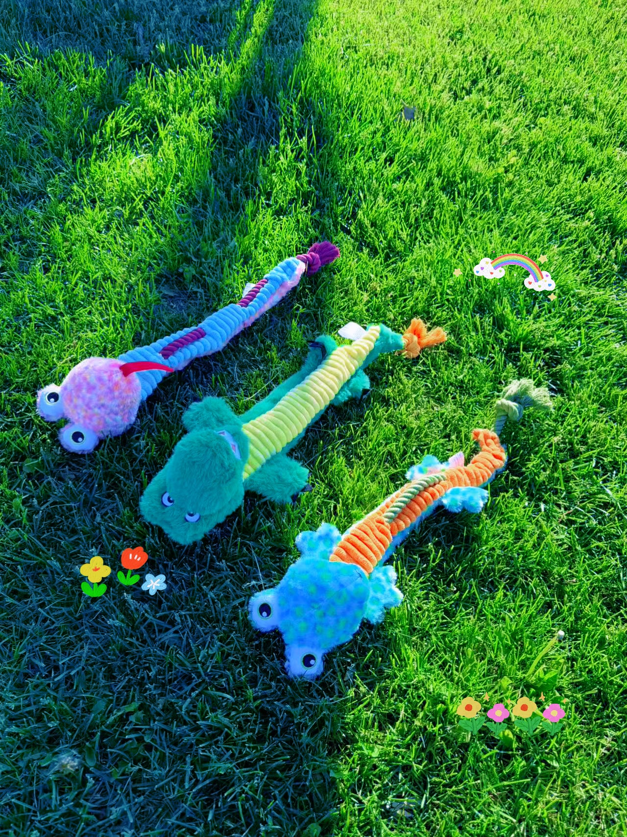LongTail Squeaky Rope Reptile