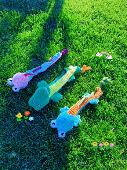 LongTail Squeaky Rope Reptile