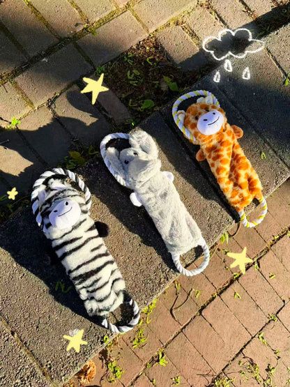 Safari Interactive Rope Plush